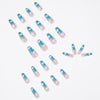 12 Sizes-24 Pcs Press On Nails JP1014