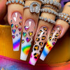 12 Sizes-24 Pcs Press On Nails Y697