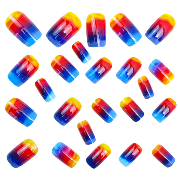 12 Sizes-24 Pcs Press On Nails Y1837
