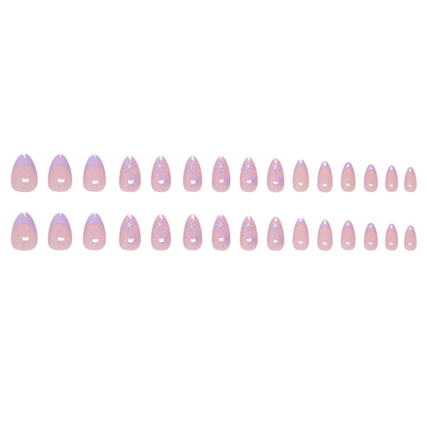 30 Pcs Press On Nails W1801