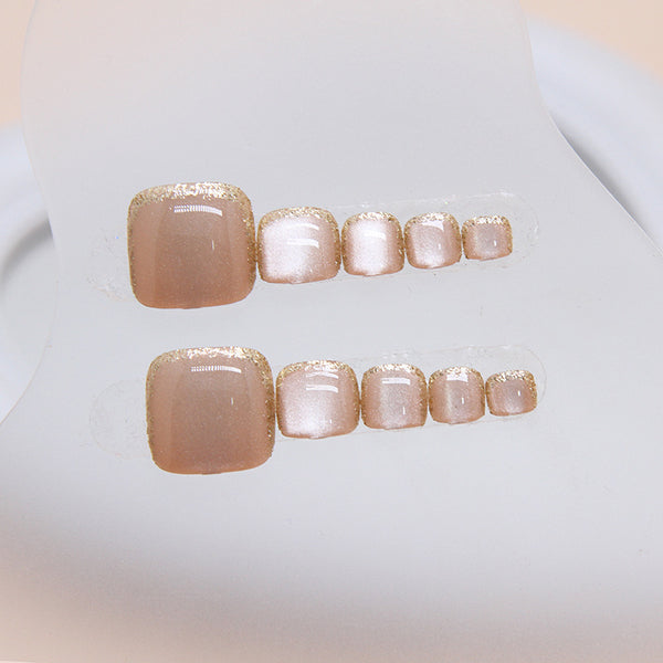 12 Sizes-24 Pcs Press On Nails F143