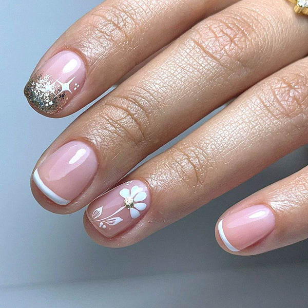 12 Sizes-24 Pcs Press On Nails W753