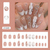 12 Sizes-24 Pcs Press On Nails Z1049