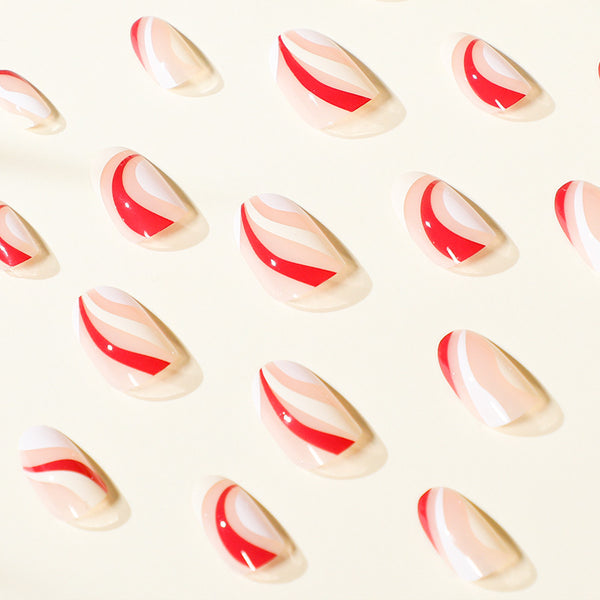 12 Sizes-24 Pcs Press On Nails JP1520