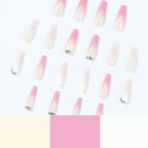 12 Sizes-24 Pcs Press On Nails JP1901