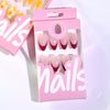 12 Sizes-24 Pcs Press On Nails JL0666