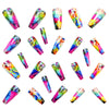 12 Sizes-24 Pcs Press On Nails Y682