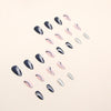12 Sizes-24 Pcs Press On Nails W279