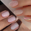 48 Pcs Press On Nails GlossyGlitter-2-48pcs
