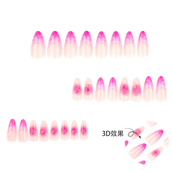 12 Sizes-24 Pcs Press On Nails JP3481