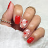 12 Sizes-24 Pcs Press On Nails C730