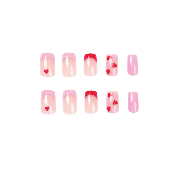 12 Sizes-24 Pcs Press On Nails JP1876