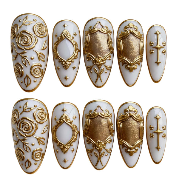 15 Sizes-30 Pcs Press On Nails y2039-30