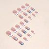 12 Sizes-24 Pcs Press On Nails W739