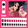 12 Sizes-24 Pcs Press On Nails R281