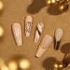 12 Sizes-24 Pcs Press On Nails JP1897