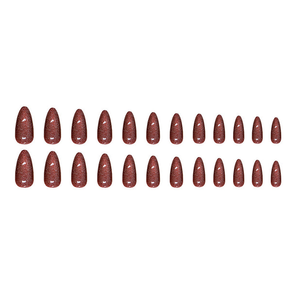 12 Sizes-24 Pcs Press On Nails W1792