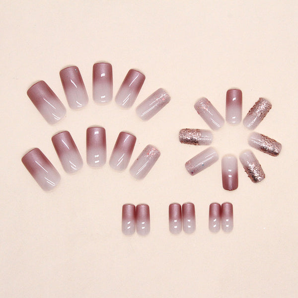 12 Sizes-24 Pcs Press On Nails W1023