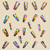12 Sizes-24 Pcs Press On Nails Y443