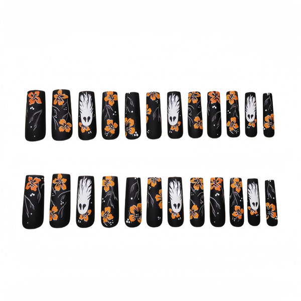 12 Sizes-24 Pcs Press On Nails Y198