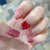 12 Sizes-24 Pcs Press On Nails JP1319