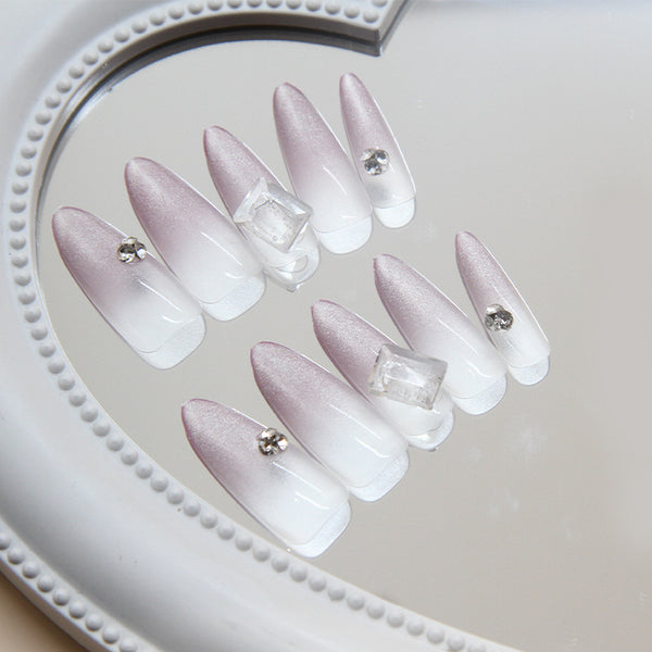12 Sizes-24 Pcs Press On Nails MY071