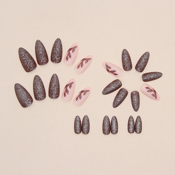 12 Sizes-24 Pcs Press On Nails W919