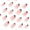 12 Sizes-24 Pcs Press On Nails JP4021