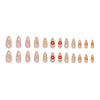12 Sizes-24 Pcs Press On Nails R954