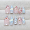 12 Sizes-24 Pcs Press On Nails Z988