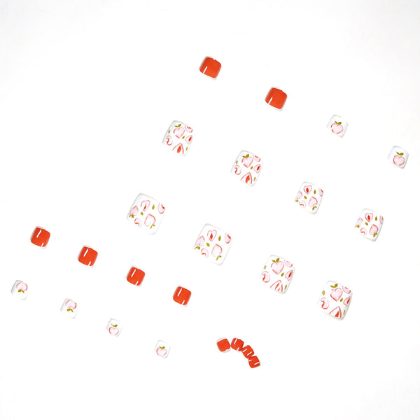12 Sizes-24 Pcs Press On Nails JP1183
