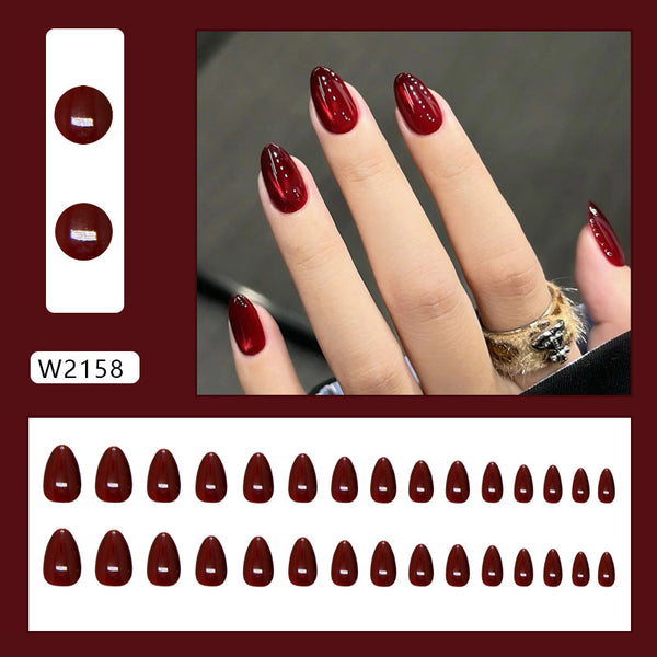 30 Pcs Press On Nails W2158