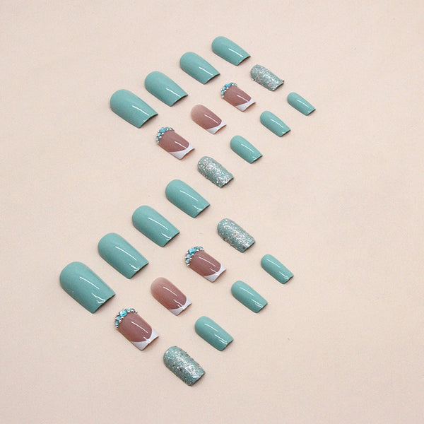 12 Sizes-24 Pcs Press On Nails Z768
