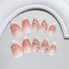 12 Sizes-24 Pcs Press On Nails W2002