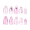 12 Sizes-24 Pcs Press On Nails JP3888