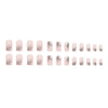 12 Sizes-24 Pcs Press On Nails W909