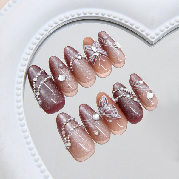 30 Pcs Press On Nails Z1081