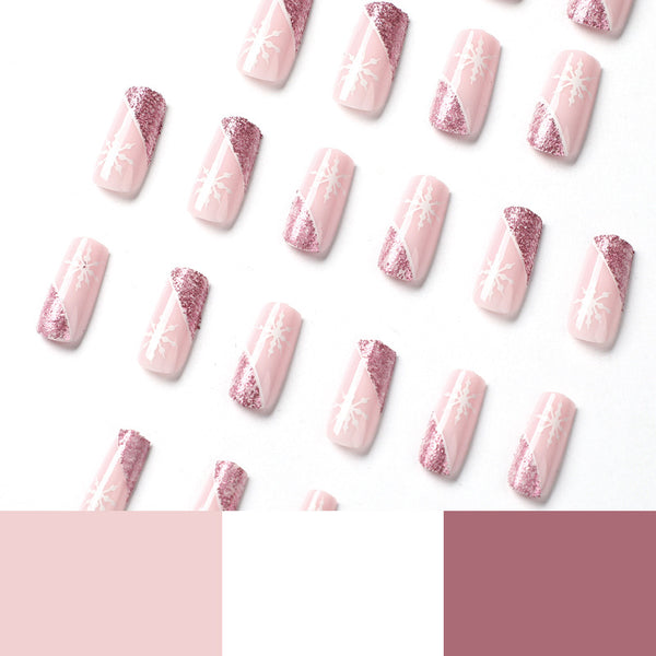 12 Sizes-24 Pcs Press On Nails JP1899