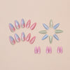 12 Sizes-24 Pcs Press On Nails W1678