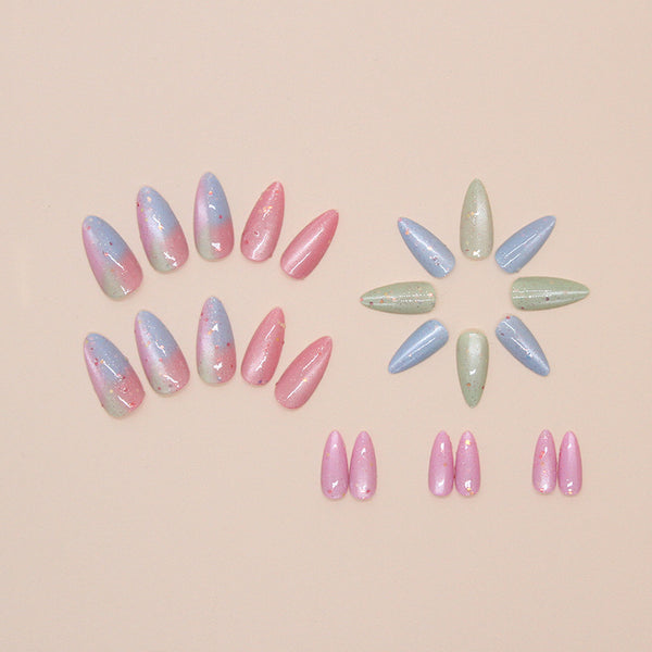 12 Sizes-24 Pcs Press On Nails W1678