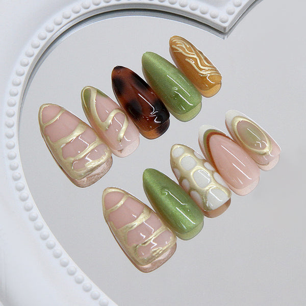 30 Pcs Press On Nails W2101