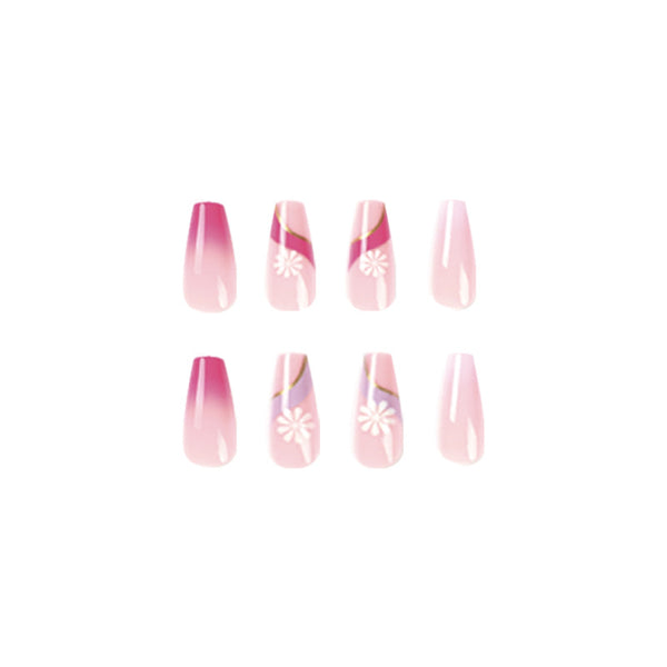 12 Sizes-24 Pcs Press On Nails JP1943