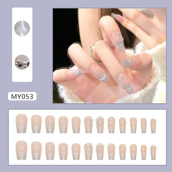 12 Sizes-24 Pcs Press On Nails MY053