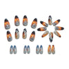 12 Sizes-24 Pcs Press On Nails Y1558