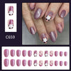 12 Sizes-24 Pcs Press On Nails C659