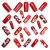 12 Sizes-24 Pcs Press On Nails Y1214