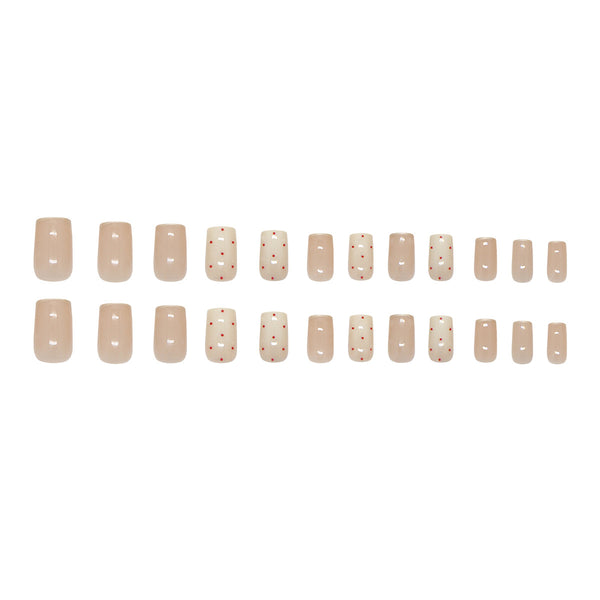 12 Sizes-24 Pcs Press On Nails R984
