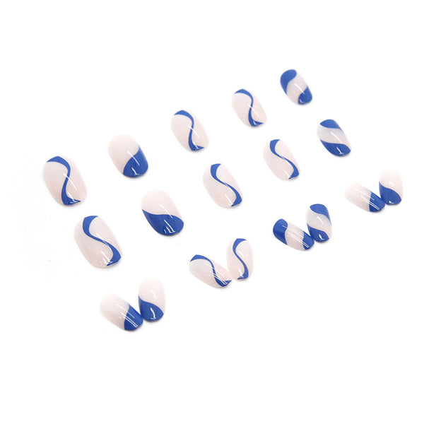 12 Sizes-24 Pcs Press On Nails W186