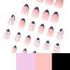 12 Sizes-24 Pcs Press On Nails JP4214
