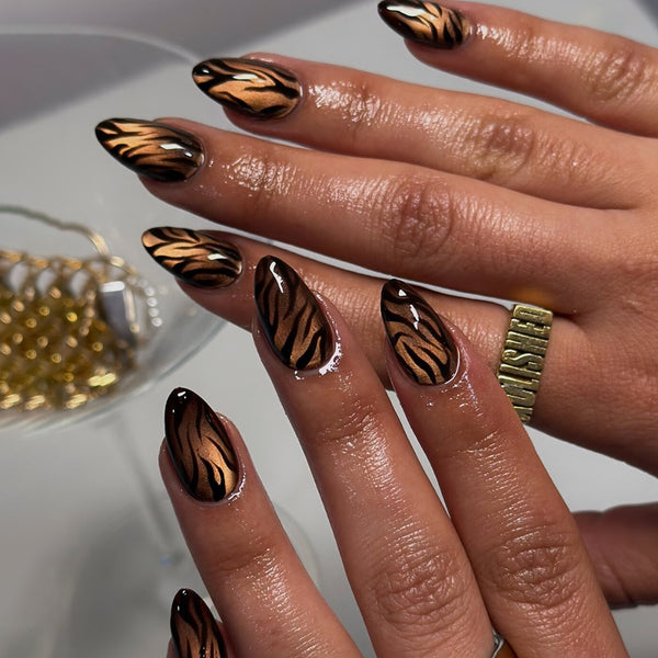 12 Sizes-24 Pcs Press On Nails W2199